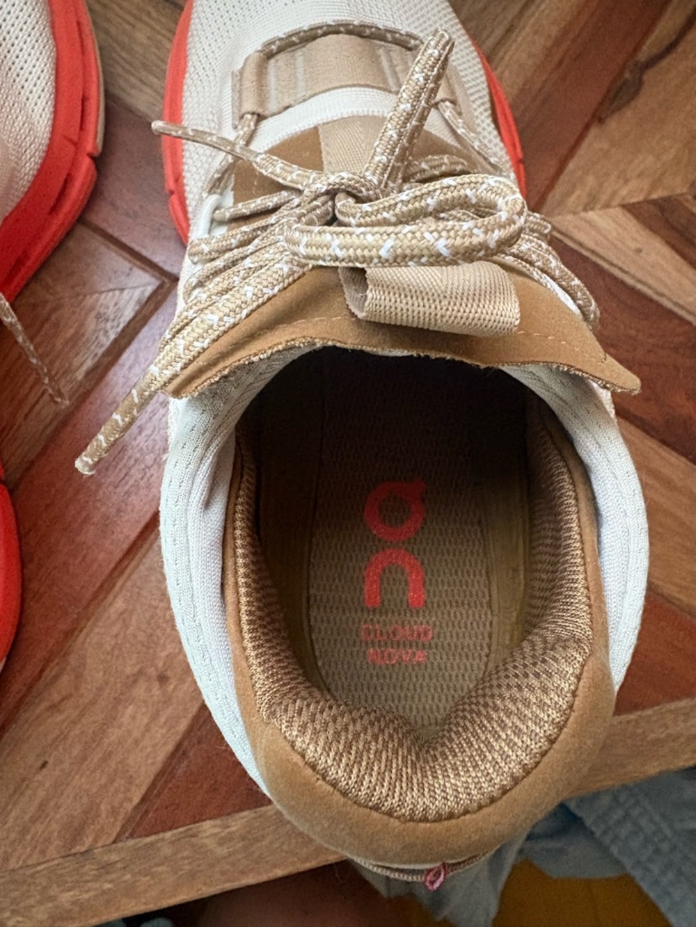 On Cloud Cloud Nova Pearl Flame Running Shoes 5.5 - Picture 7 of 15
